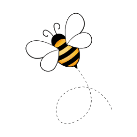 Flying bee decoration